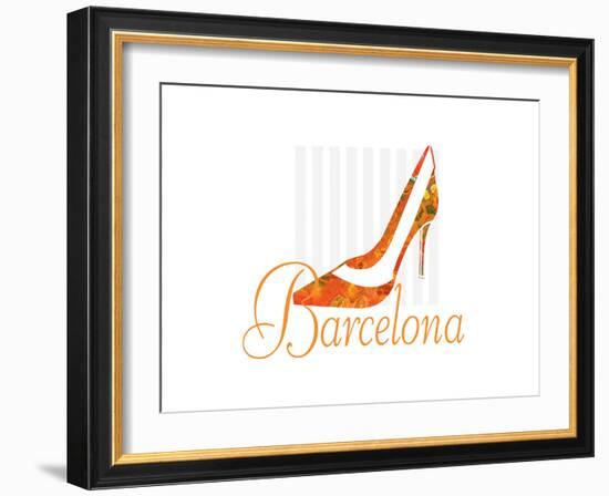 Barcelona Shoe-Elle Stewart-Framed Art Print