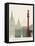 Barcelona Skyline Poster-paulrommer-Framed Stretched Canvas