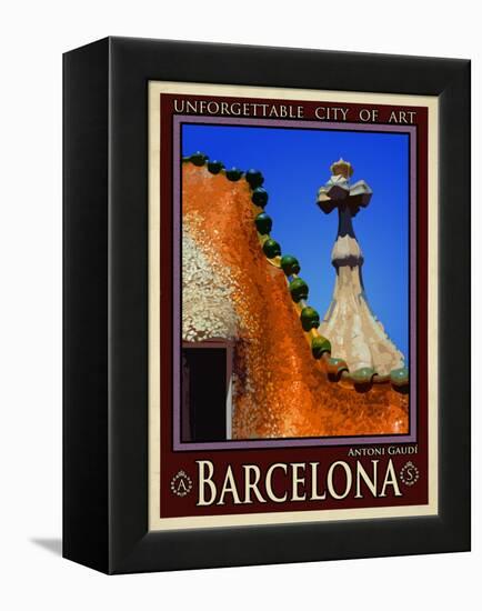 Barcelona Spain 1-Anna Siena-Framed Premier Image Canvas