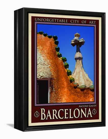 Barcelona Spain 1-Anna Siena-Framed Premier Image Canvas