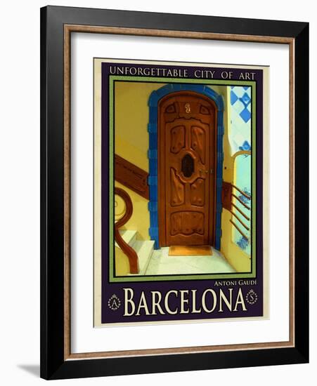 Barcelona Spain 3-Anna Siena-Framed Giclee Print