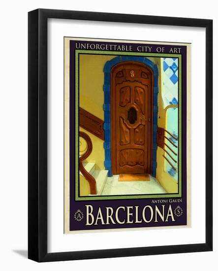 Barcelona Spain 3-Anna Siena-Framed Giclee Print