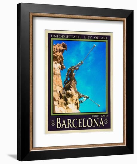 Barcelona Spain 4-Anna Siena-Framed Giclee Print