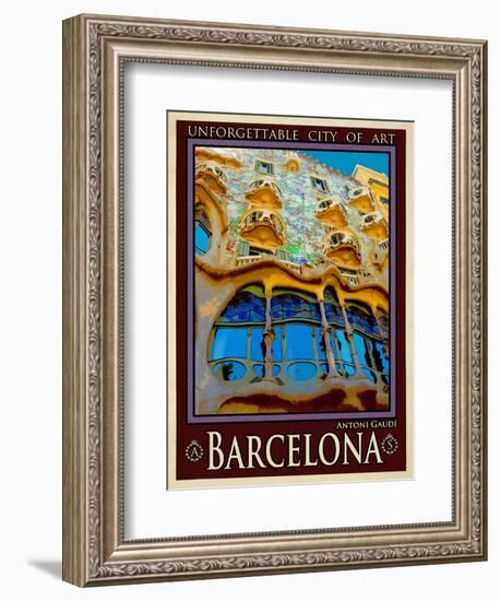 Barcelona Spain 5-Anna Siena-Framed Giclee Print