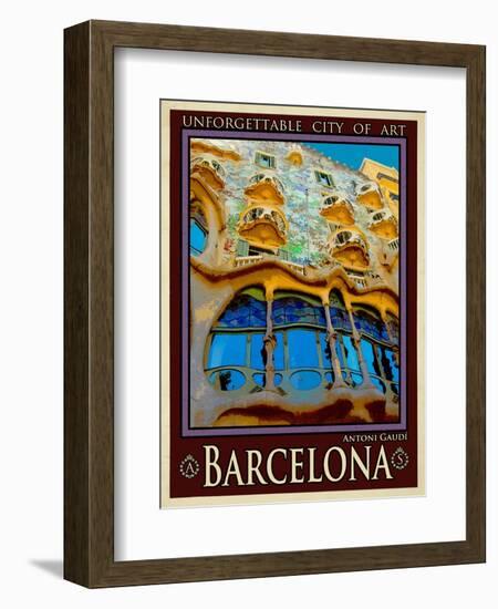 Barcelona Spain 5-Anna Siena-Framed Giclee Print