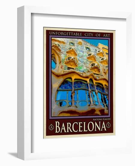 Barcelona Spain 5-Anna Siena-Framed Giclee Print