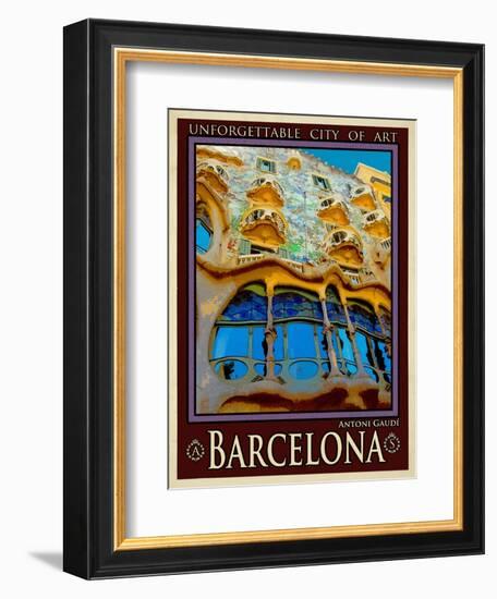 Barcelona Spain 5-Anna Siena-Framed Giclee Print