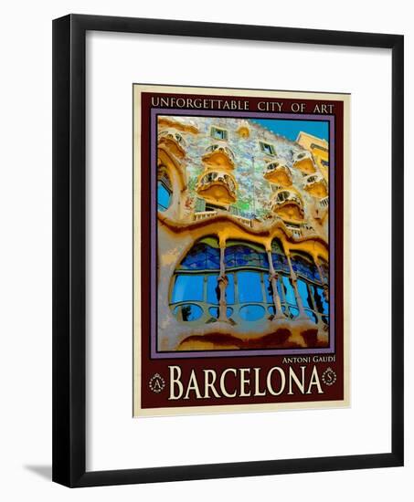 Barcelona Spain 5-Anna Siena-Framed Giclee Print