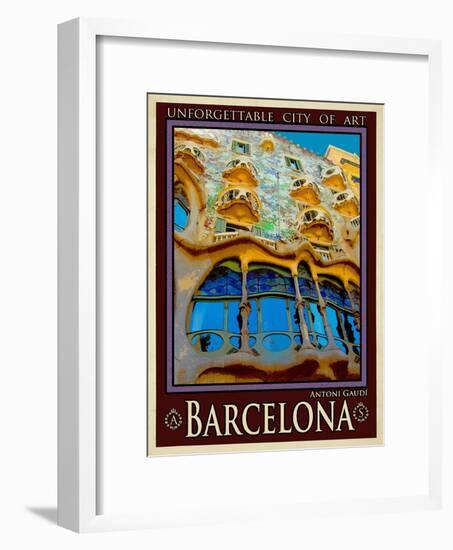 Barcelona Spain 5-Anna Siena-Framed Giclee Print