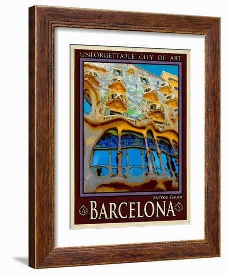 Barcelona Spain 5-Anna Siena-Framed Giclee Print