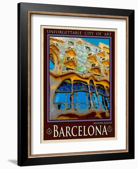 Barcelona Spain 5-Anna Siena-Framed Giclee Print