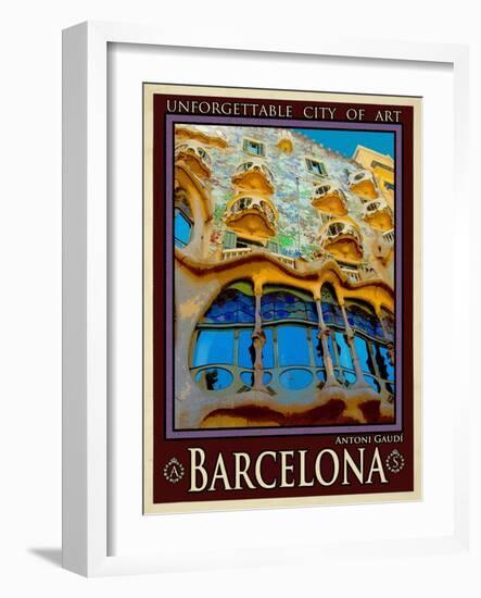 Barcelona Spain 5-Anna Siena-Framed Giclee Print