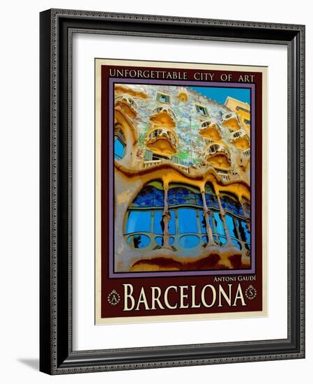 Barcelona Spain 5-Anna Siena-Framed Giclee Print