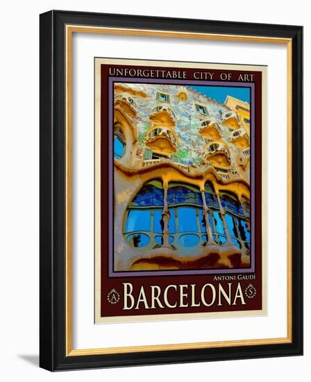 Barcelona Spain 5-Anna Siena-Framed Giclee Print