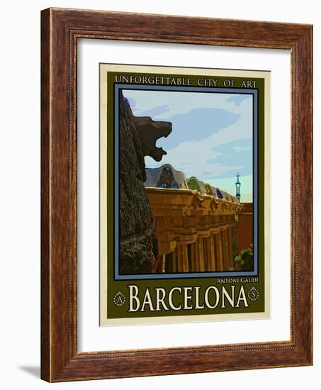 Barcelona Spain 6-Anna Siena-Framed Giclee Print