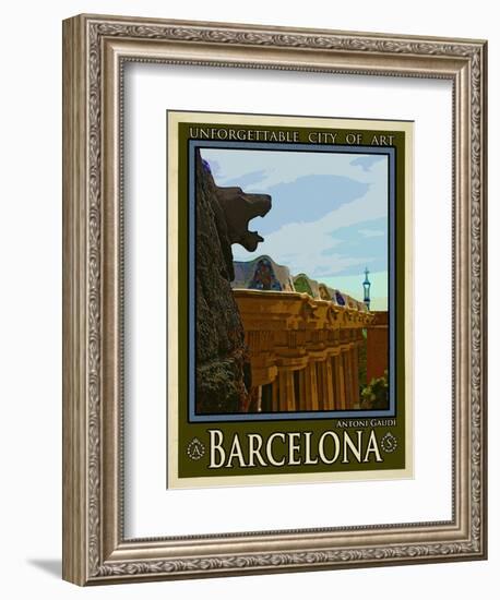 Barcelona Spain 6-Anna Siena-Framed Giclee Print