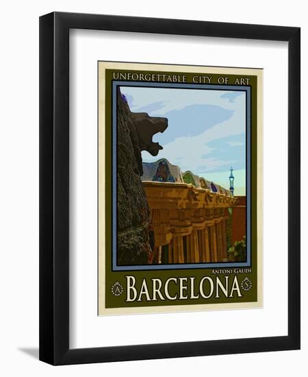 Barcelona Spain 6-Anna Siena-Framed Giclee Print