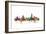 Barcelona Spain Skyline-Michael Tompsett-Framed Premium Giclee Print