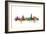 Barcelona Spain Skyline-Michael Tompsett-Framed Art Print