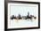 Barcelona Spain Skyline-Michael Tompsett-Framed Art Print