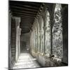 Barcelona (Spain), the Cloister of Saint Anne's Church-Leon, Levy et Fils-Mounted Photographic Print