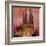 Barcelona with Sagrada Familia and Vanilla Sky-Markus Bleichner-Framed Art Print