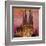 Barcelona with Sagrada Familia and Vanilla Sky-Markus Bleichner-Framed Art Print