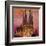 Barcelona with Sagrada Familia and Vanilla Sky-Markus Bleichner-Framed Art Print