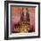 Barcelona with Sagrada Familia and Vanilla Sky-Markus Bleichner-Framed Art Print