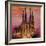 Barcelona with Sagrada Familia and Vanilla Sky-Markus Bleichner-Framed Art Print