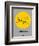 Barcelona Yellow Subway Map-NaxArt-Framed Art Print