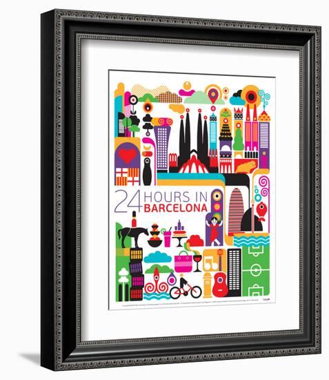 Barcelona-Fernando Volken Togni-Framed Art Print