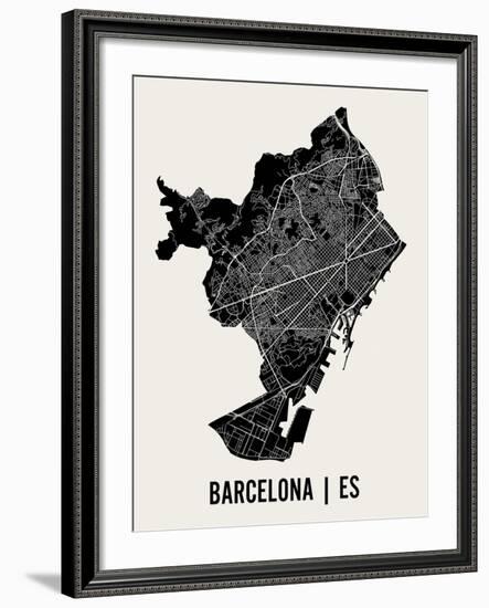 Barcelona-Mr City Printing-Framed Art Print