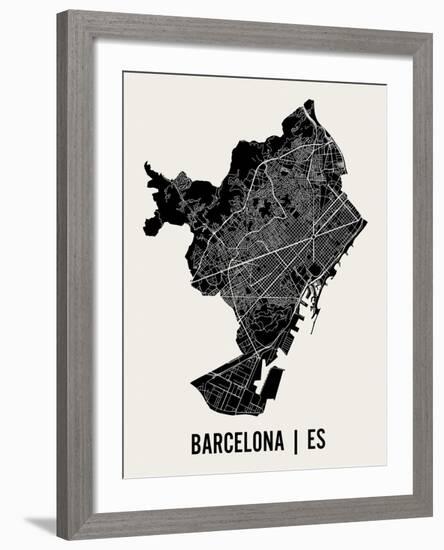 Barcelona-Mr City Printing-Framed Art Print