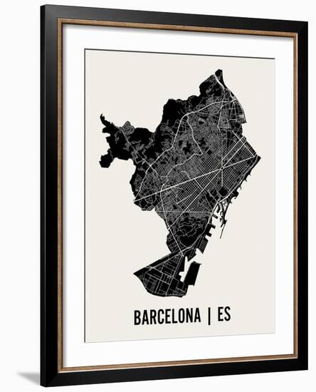 Barcelona-Mr City Printing-Framed Art Print