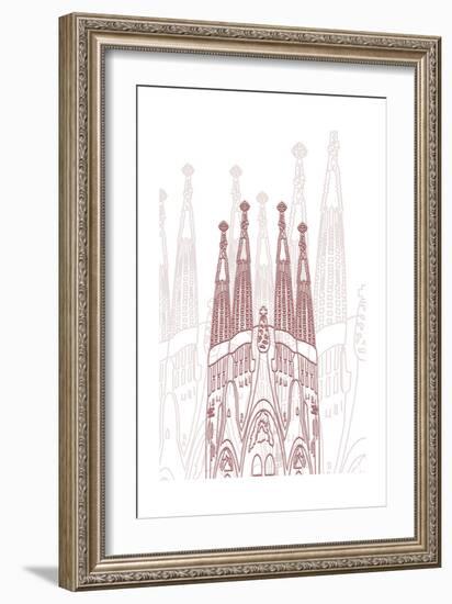 Barcelona-Cristian Mielu-Framed Art Print