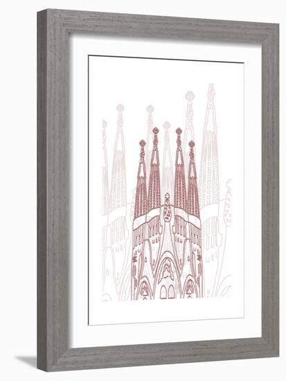 Barcelona-Cristian Mielu-Framed Art Print