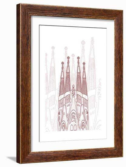 Barcelona-Cristian Mielu-Framed Art Print