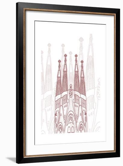 Barcelona-Cristian Mielu-Framed Art Print