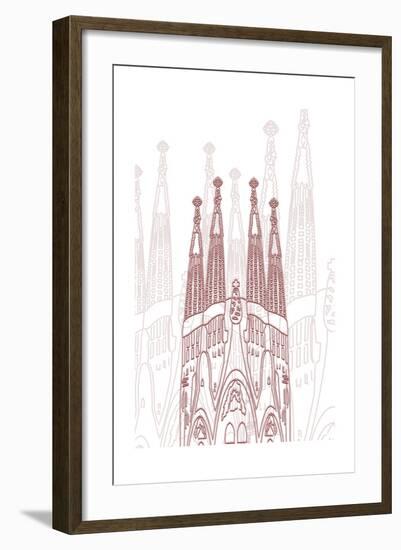 Barcelona-Cristian Mielu-Framed Art Print