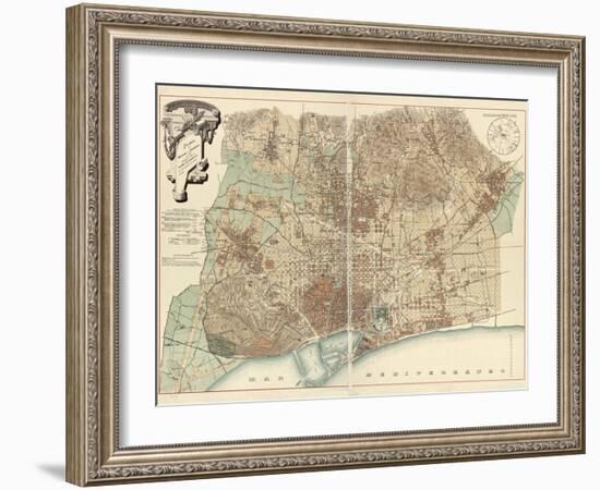 Barcelona-null-Framed Giclee Print