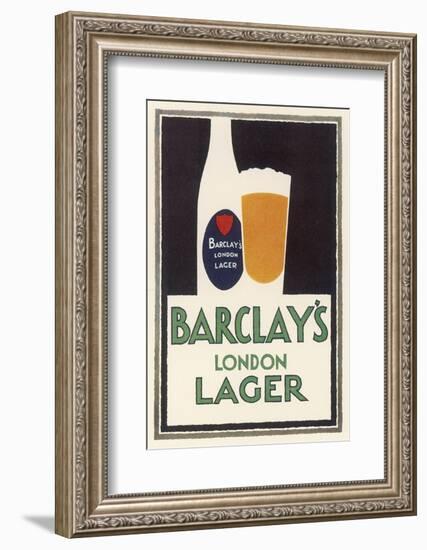 Barclay's London Lager-null-Framed Photographic Print