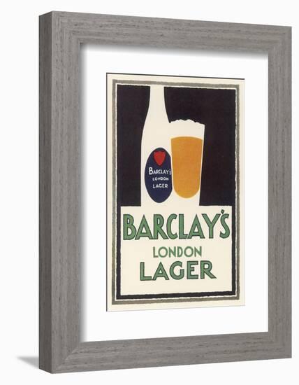 Barclay's London Lager-null-Framed Photographic Print