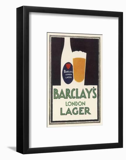 Barclay's London Lager-null-Framed Photographic Print
