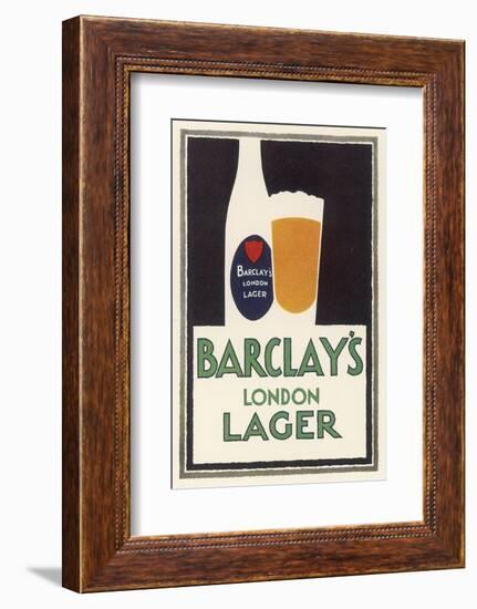 Barclay's London Lager-null-Framed Photographic Print