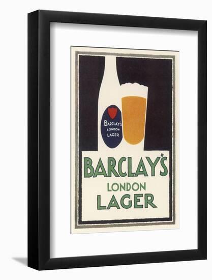 Barclay's London Lager-null-Framed Photographic Print