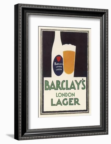 Barclay's London Lager-null-Framed Photographic Print