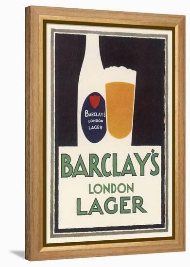 Barclay's London Lager-null-Framed Premier Image Canvas