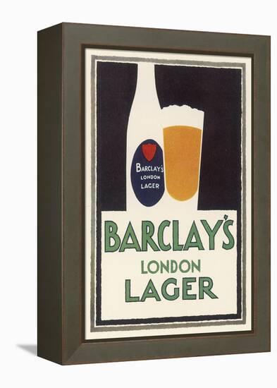 Barclay's London Lager-null-Framed Premier Image Canvas