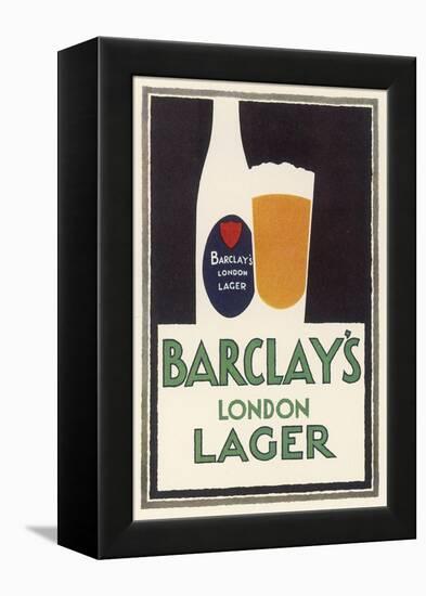 Barclay's London Lager-null-Framed Premier Image Canvas